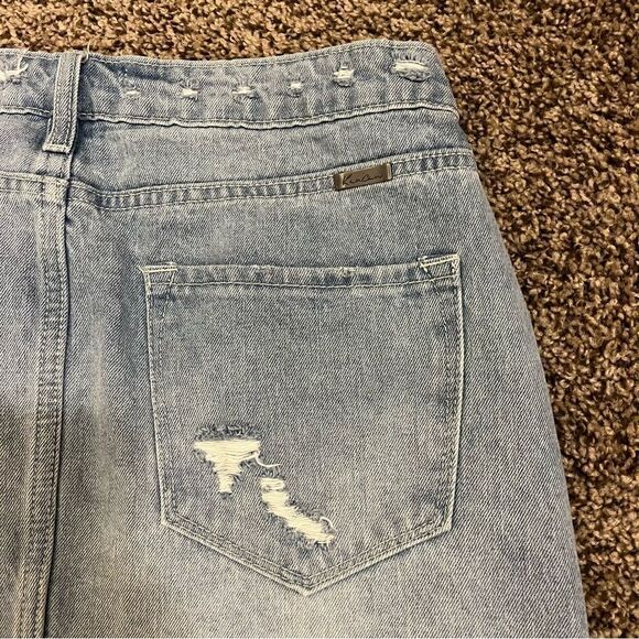 KanCan GIANNA FRINGED HEM MINI SKIRT - Picture 11 of 14